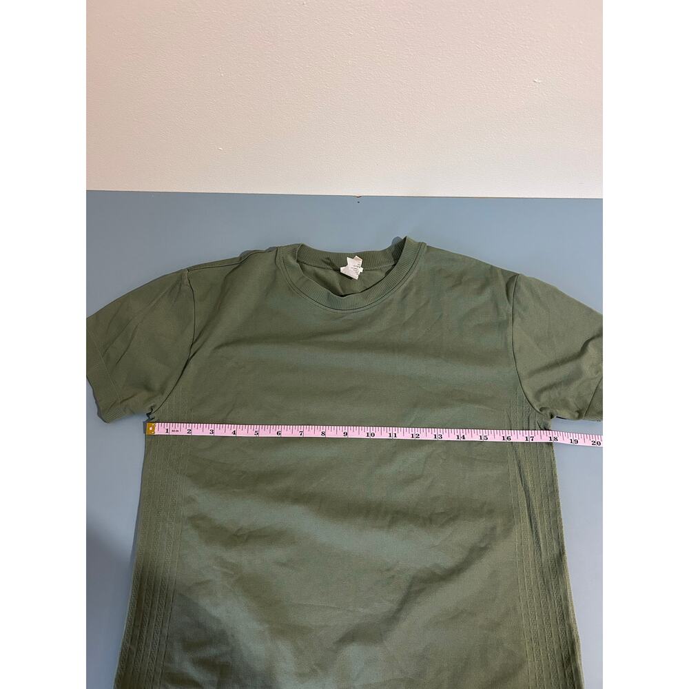 Ryka seamless athletic shirt olive green size S hiking running outdoors - Picture 7 of 8